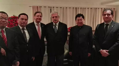 黄庆丰一行赴南美参加中国交建收购交割仪式及相关活动