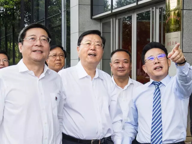 张德江委员长视察三一：盛赞三一“是中国的一张名片”