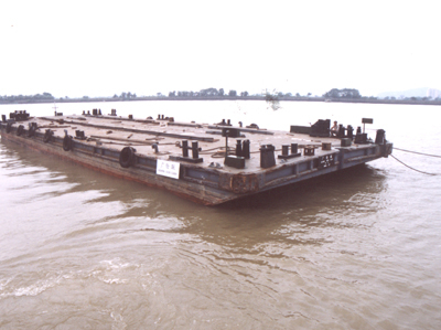 400吨平板驳船 400吨_港机网