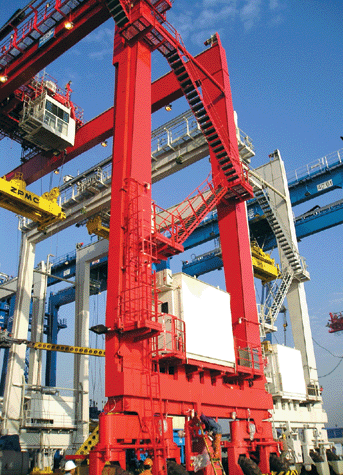 振华轮胎式集装箱龙门起重机（标准型）