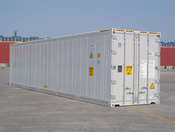 国际海运40′超高钢质挂肉冷藏箱