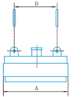 岳阳科德MMW12 系列吊运废钢用起重电磁铁