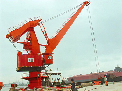 无锡市锡山10t-45t GQ型回转支承式吊钩起重机(齿条变幅，全变频) 10t-45t GQ型