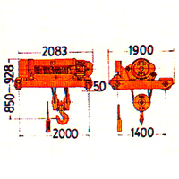 上海神劲:NH型20吨(起升高度为12-100米)电动葫芦 NH型