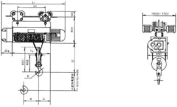 上海神劲:HDG、HC08型电动葫芦