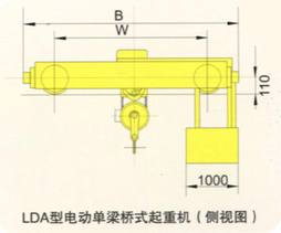 靖江市先龙LDA型电动单梁桥式起重机 LDA型