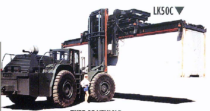 加拿大升王叉车(LIFTKING)33吨军用集装箱堆高机 LK50C_港机网