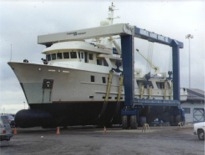 美国船用设备(MARINE)25吨自行式龙门吊 25BFM_港机网