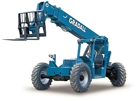 美国格瑞道(GRADALL)9,000磅伸缩臂叉车 534D9-45