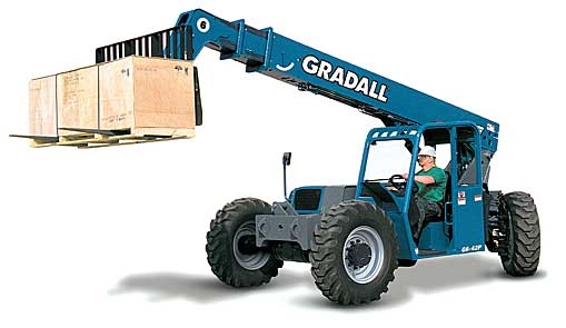 美国格瑞道(GRADALL)6,600 磅伸缩臂叉车 G6-42P_港机网