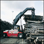 瑞典斯维叉车(SVETRUCK)25吨木材抓举