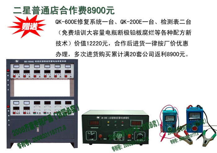 上海齐康:电瓶翻新 二星标准店