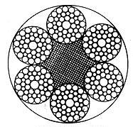 贵州巨龙: 圆股钢绳绳 6×41WS