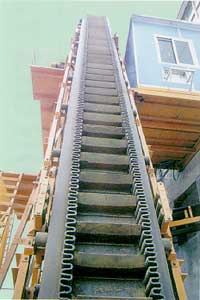 大倾角挡边输送带 带宽300-2200mm
