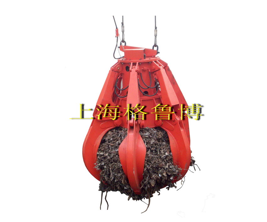 电动液压废钢抓斗 DYD25-4-00_港机网 电动液压废钢抓斗 DYD25-4-00_港机网