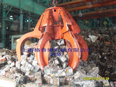 电动液压废钢抓斗 DYD25-4-00_港机网 电动液压废钢抓斗 DYD25-4-00_港机网