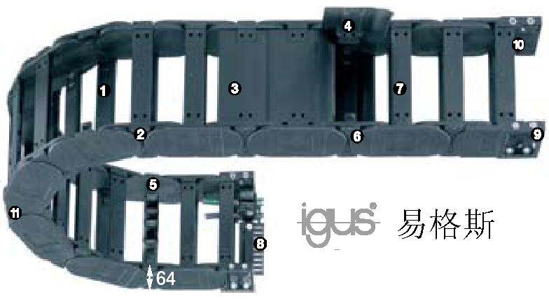 IGUS 380.400.600.640易格斯拖链 380/390/400/410/600/601/640/800/840/280/290/220/210/2828/2928/3838/3938/40
