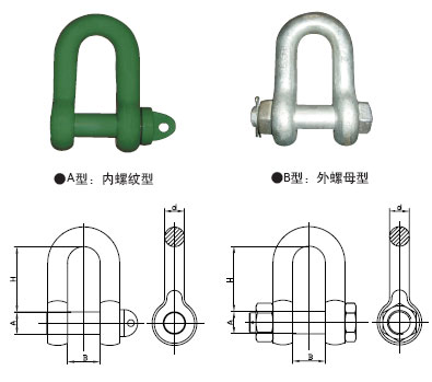 高强度卸扣 1t-400t