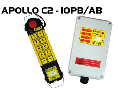 供应吊车用工业遥控器 台湾进口APOLLO C2-10PB/AL C2-10PB/AL