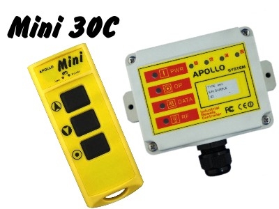 供应阿波罗Mini30C工厂大门用遥控器 工业无线遥控器 Mini30C_港机网