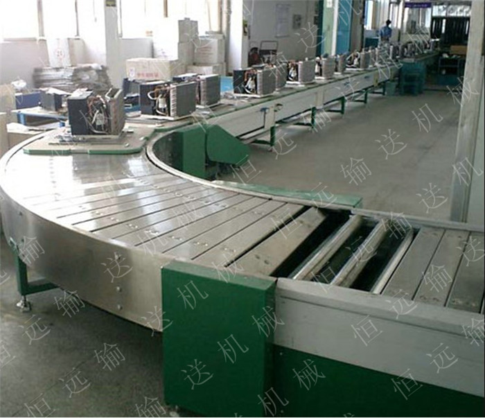 厂家定制爬坡式链式输送机，直道顶板输送机，升降式皮带机，爬坡式网带机，爬坡式辊道线，运行平稳，造型美观 HY-10