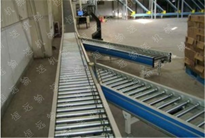 移载式滚筒传送线，顶升辊道流水线，成品分拣滚轮线 HY-23