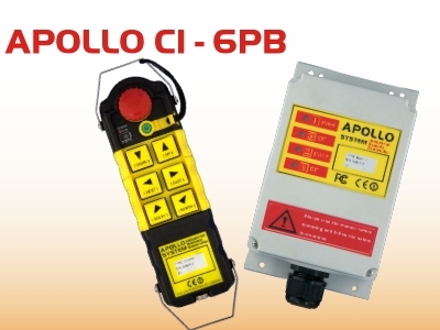 APOLLO C1-6PB工业无线遥控器 C1-6PB_港机网
