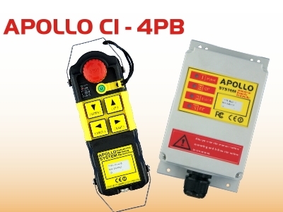 APOLLO C1-4PB工业无线遥控器 C1-4PB_港机网