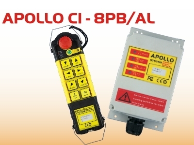APOLLO C1-8PB/AL工业无线遥控器 C1-8PB/AL_港机网