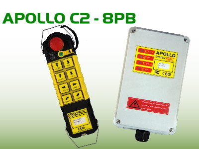 APOLLO C2-8PB工业无线遥控器 C2-8PB_港机网